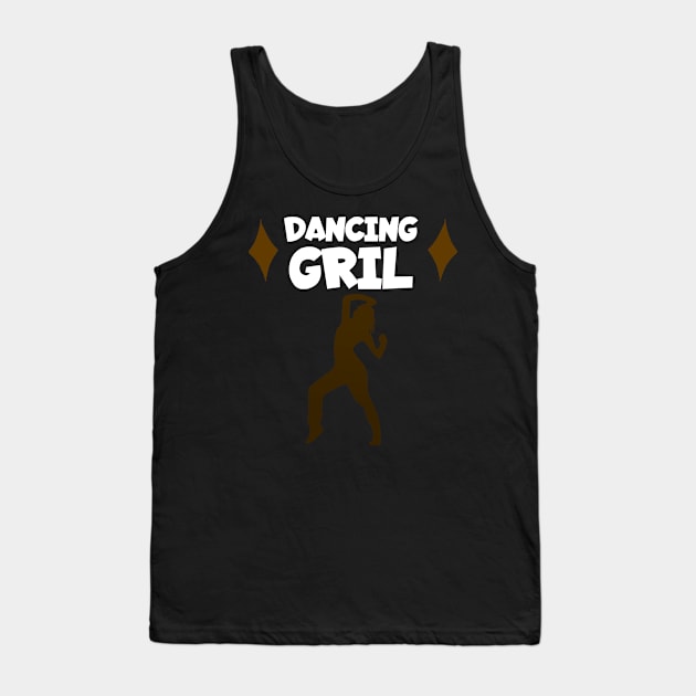 Dancing girl Tank Top by maxcode